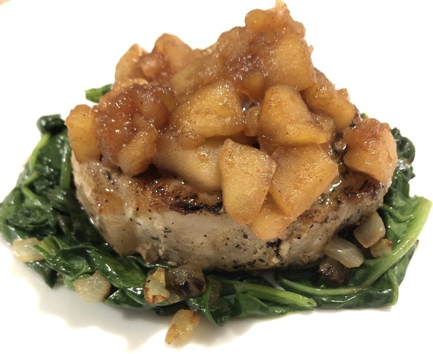 Pork Tenderloin with Apple Chutney | Michele Bogle